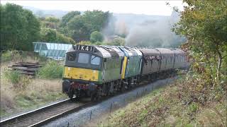 D7628 amp 25262 leaving Bewdley 4th October 2024 [upl. by Llewen634]