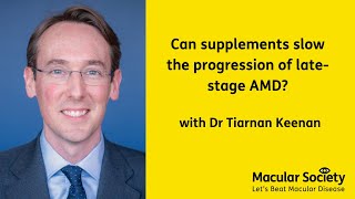 Can supplements slow the progression of latestage AMD [upl. by Adnwahsat]