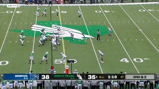 Memphis vs North Texas Exciting Ending  2023 College Football [upl. by Delfeena]