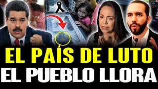 ¡URGENTE NOTICIA🔴EL PAÍS DE LUTO EL SALVADOR LLORA BUKELLE MADURO Y CORINA HABLAN EN SU PAÍS [upl. by Norred]