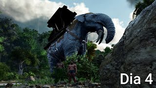 Tameando nuestro primer Deinotherium en Ark Survival Ascended UnoficialEp4 [upl. by Schnur977]