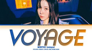 WINTER aespa Voyage CASTAWAY DIVA Part8 OST Lyrics Color Coded Lyrics [upl. by Yrokcaz]