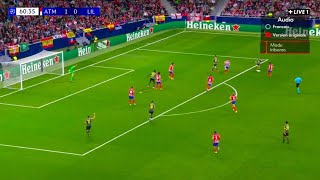 Edon Zhegrova Amazing Goal Atletico Madrid vs Lille 13 Highlights and All Goals [upl. by Drofub]