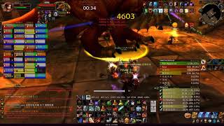 Blackblade of Shahram Non Stop Proc vs Vaelastrasz Execute Stage in BWL WoW Fury Warrior [upl. by Shalom]