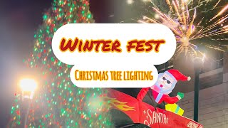 Winter fest  Christmas Parade  Christmas tree lighting [upl. by Howland772]