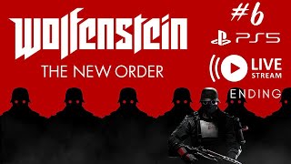 Wolfenstein The New Order  PS5 Live stream 6 EndingEnd Credits [upl. by Ambrosia]