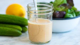 Best Tahini Dressing Recipe [upl. by Aelc]