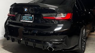 New Maxton Design Rear Diffuser For The G20 BMW [upl. by Nosneh]