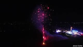 Vuurwerk Kermis  Bovenkarspel 2024  drone shot [upl. by Collin]