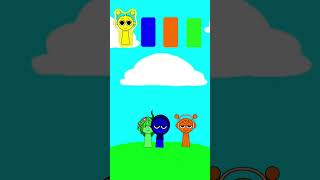 SPRUNKI INCREDIBOX colour game shorts incredibox sprunki sprunkiincredibox colourful [upl. by Janeva]