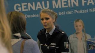 Polizei NRW Karriere  Willkommen auf der Messe Einstieg Köln 2017 [upl. by Cass]