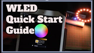 WLED Quick Start Guide How to Install on ESP8266 and Configure WiFi [upl. by Tigram]