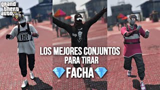 💥❗️LOS MEJORES CONJUNTOS PARA TIRAR FACHA EN GTA V ONLINE PARTE V❗️💥 [upl. by Mima]