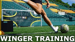 Winger Technical Training  Full Training Session For Footballers [upl. by Gignac]