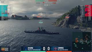 World of Warships  KotS VII FINALS  RAIN vs OMNI game 1 [upl. by Razal292]