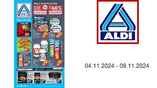 Aldi Nord Prospekt DE  vom 0411 bis 09112024 [upl. by Atnauq122]