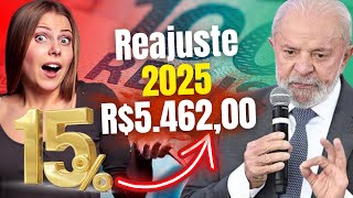 🔴 Reajuste do Piso Salarial 2025 de 15 valor R546200 para o Enfermeiro e R382500 para Técnico [upl. by Tamara8]