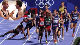 George Mills Confronts French Rival After Fall in Chaotic 5000m Heat [upl. by Saxena129]