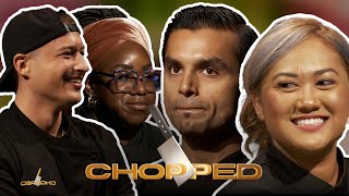 Chopped Thai Peppers Crab Cucumber Cheese Curls  Full Episode Recap  S54 E11  Food Network [upl. by Zitella345]