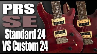 PRS SE Custom 24 VS Standard 24 SHORT ReVIEWS  SUBSCRIBE TO SUPPORT PLEASE [upl. by Stefano11]