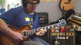 Blues jam with a Marshall JCM 800 Combo mod4210 [upl. by Hilarius26]