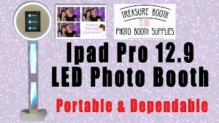 How to set up IPad pro 129 Glow LED Photo Booth Set Up with Treasure Booth [upl. by Eanil]