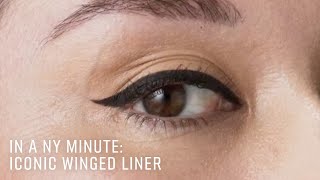 IN A NY MINUTE Iconic Winged Liner  Eye Makeup Tutorials  Bobbi Brown Cosmetics [upl. by Sherrod]