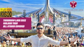 Tomorrowland 2022 Walking Video covering all stages [upl. by Eruot891]