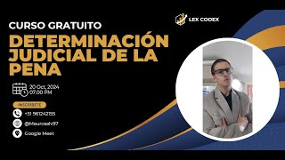 Clase gratuita  Determinación judicial de la pena  Mauro Salvador [upl. by Armillia509]