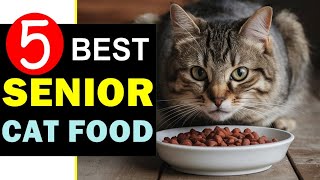 Best Senior Cat Food 2024 🏆 Top 5 Best Senior Cat Food Reviews [upl. by Asenev]