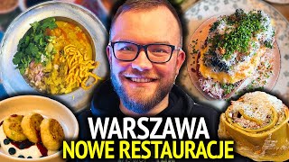 WARSZAWA 2023  NOWE RESTAURACJE w Warszawie tajskie jedzenie włoskie makarony i pierogi  559 [upl. by Laurent123]