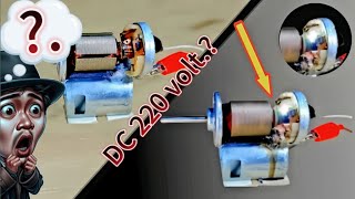 220 DC voltage vs 12 volts DC motor 775 DC motor over voltage testing [upl. by Hgielram]