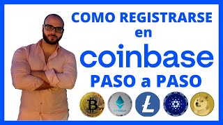 COMO REGISTRARSE en COINBASE 🔥  GUIA en ESPAÑOL PASO a PASO [upl. by Erleena]