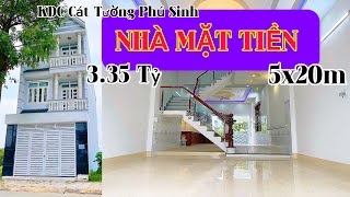 Nhà Mặt Tiền  Hoàn Công 100m2  1 Trệt 2 Lầu  3 Phòng Ngủ  Mỹ Hạnh  Đức Hòa  Long An [upl. by Stalder268]