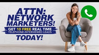 Unlock Free RealTime MLM Leads amp Boost Your Network Marketing Business [upl. by Kenison666]