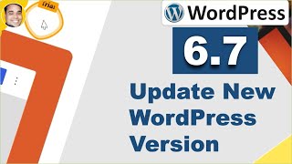 How to update wordpress new version 67 Hindi [upl. by Nosnor]