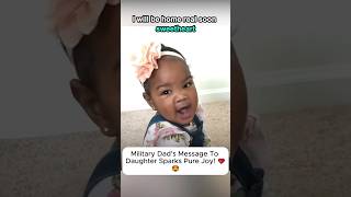 Military Dads Message Leaves Her Overjoyed lovestory [upl. by Yong]