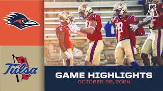 Game Highlights UTSA vs Tulsa Oct 26 2024 [upl. by Amocat]