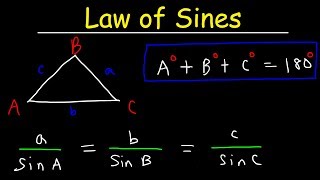 Law of Sines Basic Introduction AAS amp SSA  One Solution Two Solutions vs No Solution Trigonomet [upl. by Nonnac96]