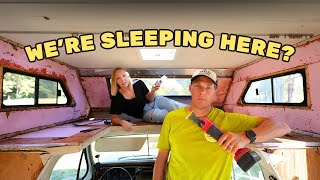 We Rebuilt Our Rotten Motorhome Front Over Cab RV Renovation [upl. by Basset]