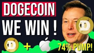 DOGECOIN DOGE LATEST BREAKING NEWS TODAY APPLE CONFIRMS THIS [upl. by Hanonew]