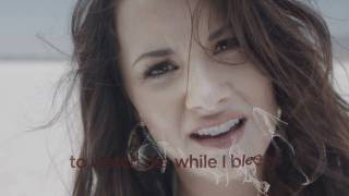 Demi Lovato  Skyscraper Official lyric video [upl. by Percival68]