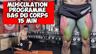 MUSCULATION PROGRAMME BAS DU CORPS 15 MINUTES [upl. by Aaronson]