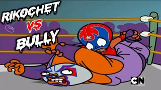 ¡RIKOCHET vs BULLY quotEl Primer Capítulo de Mucha Luchaquot  Resúmen [upl. by Dominick]