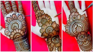 Top  3 मकर संक्रांति Special Fronthand mehndi design Simple mehndi design  mehndi design Mehandi [upl. by Pengelly503]