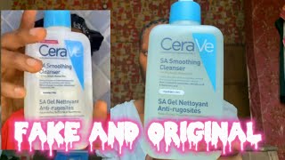 How to know the real and fake Cerave SA smooothing cleanser [upl. by Nitram]