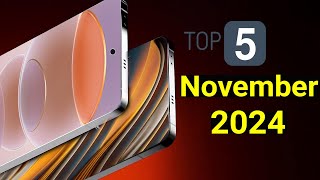 Top 5 UpComing Phones November 2024  Price amp Launch Date in india [upl. by Nerrual]