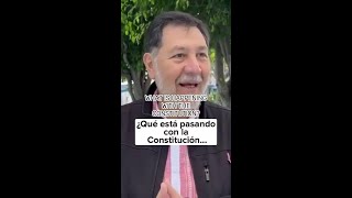 ¿Qué está pasando con la Constitución reformada 📜noroña [upl. by Dnarb]