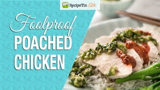 Poached Chicken with Ginger Shallot Sauce [upl. by Deanne]