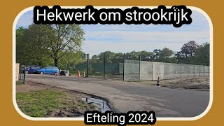 Hekwerk compleet om strookrijk Efteling 2024 [upl. by Cynar392]